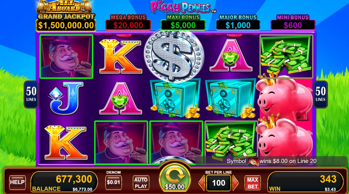 All Aboard Piggy Pennies demo